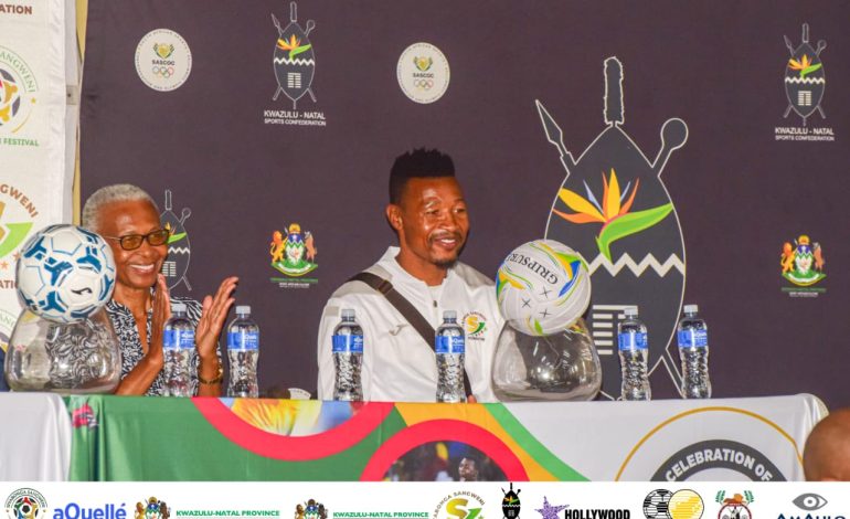 Siyabonga Sangweni at unveiling of his tournament