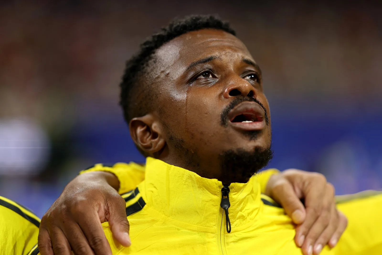 Mokoena Reacts To Historical Goal And Shock World Cup Suspension 3 Teboho Mokoena in tears against Czechs