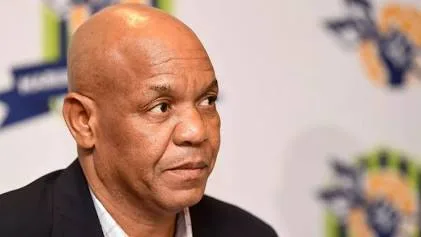 Sello Outlines Top-Eight Target for 2026/27 Betway Premiership 3 Abram Sello at the press conference
