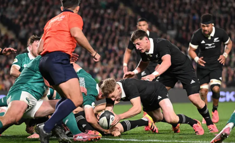 Six-Try All Blacks Run Riot As Dave Rennie’s Men Extend Historic Eden Park Streak Against Ireland 2 Cam Roigard against Ireland