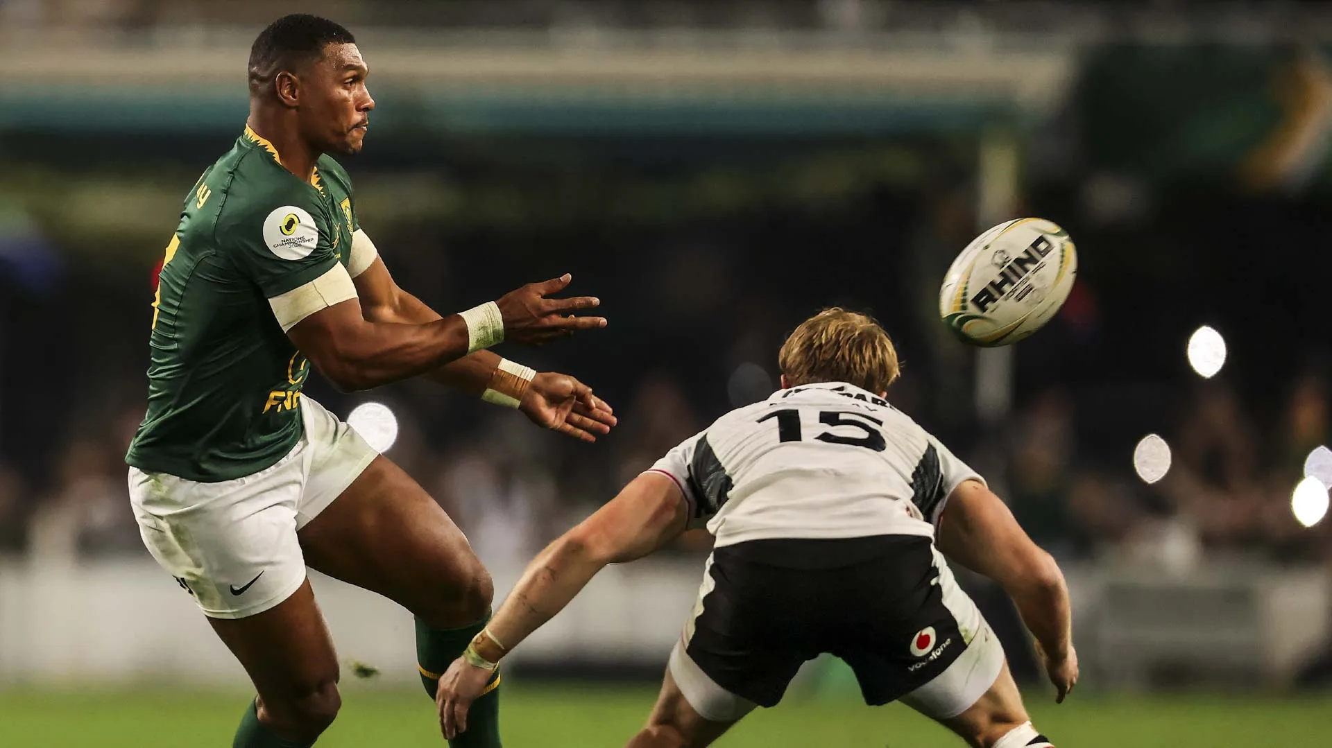 New-Look Springboks Crush Hapless Wales In Durban 4 Damian Willemse against Wales
