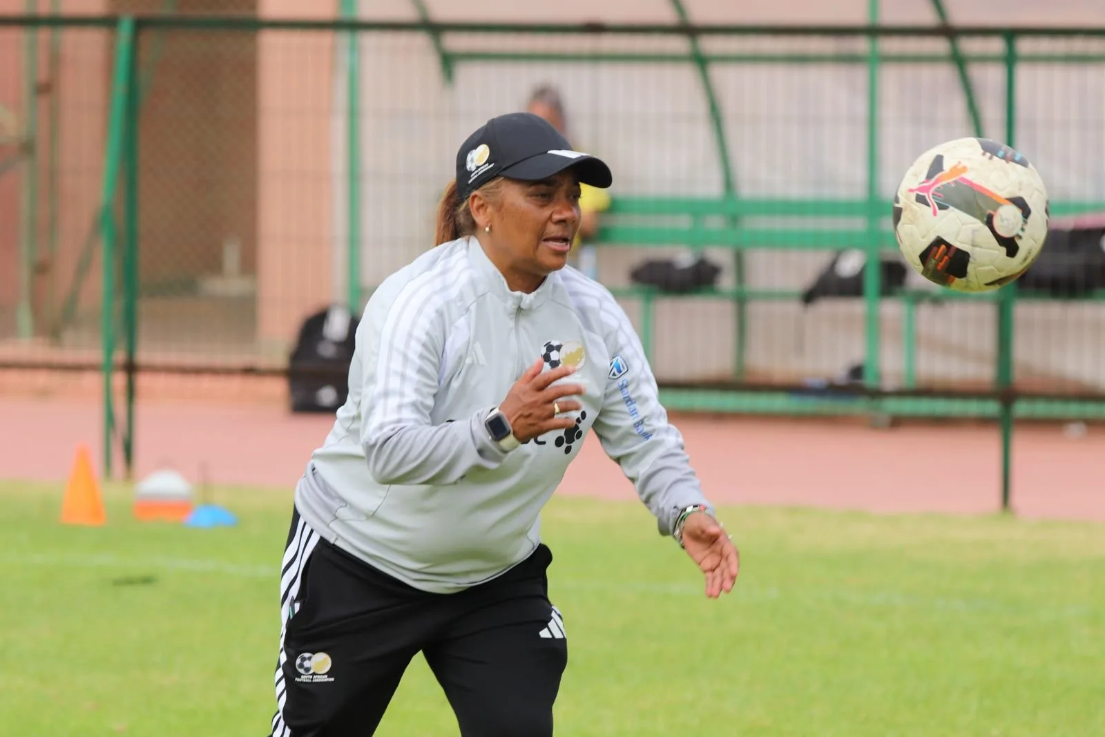 "Player Welfare First": Ellis Applauds CAF's WAFCON Schedule Shift 3 Desiree Ellis at Banyana training in Morocco
