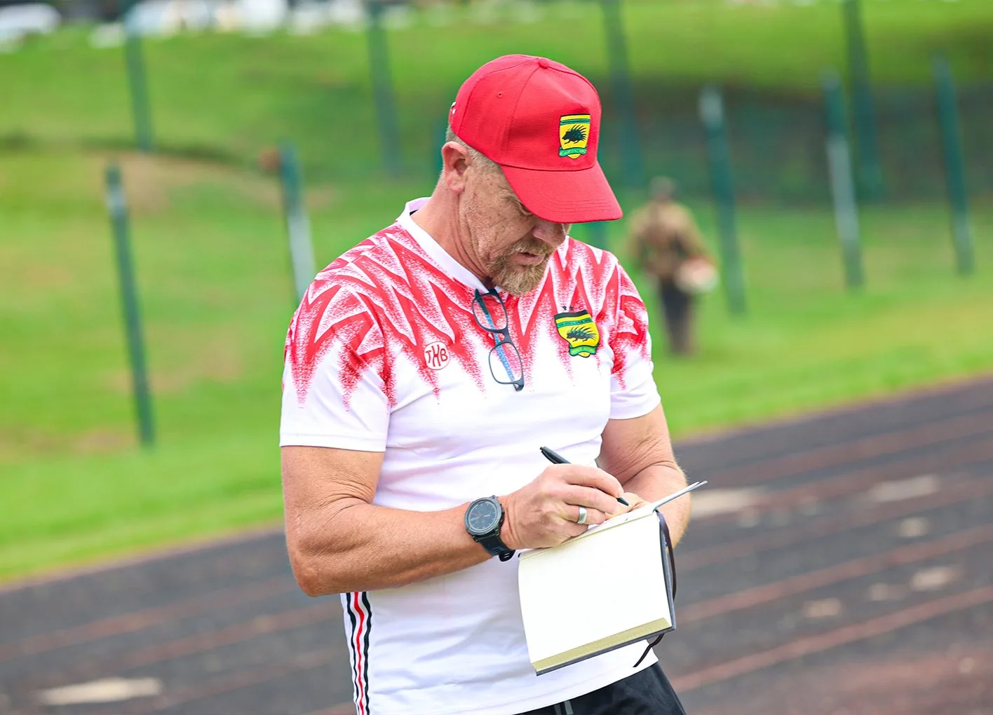 Eric Tinkler at Asante Kotoko training