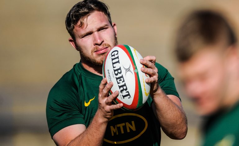 Jan-Hendrik Wessels in Boks training