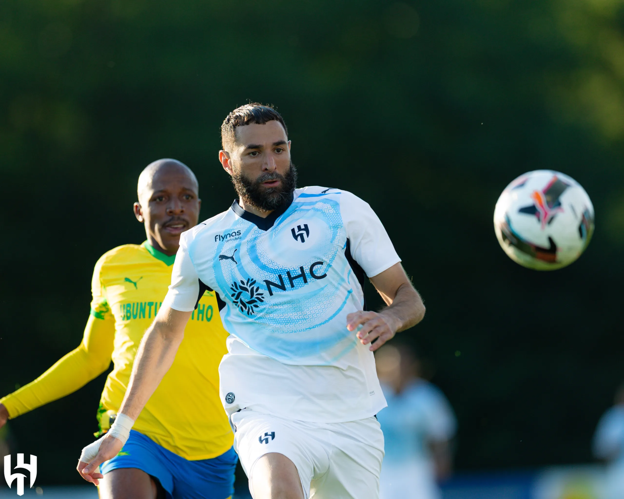 Former Barcelona Attacker Strikes Twice As Al Hilal Sink Sundowns In Austrian Friendly 3 Karim Benzema against Mamelodi Sundowns