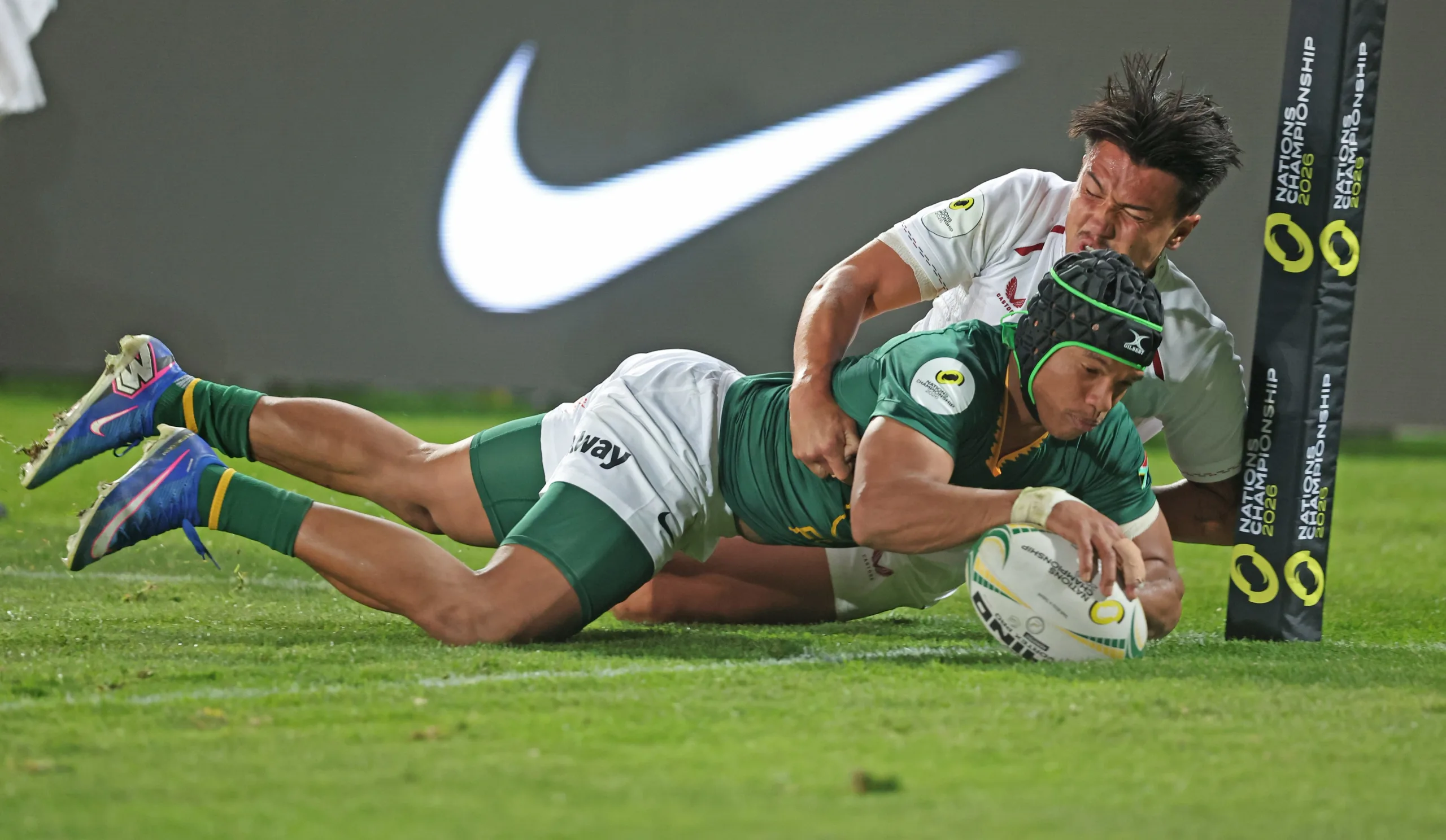 Seven-Try Springboks Smash England At Ellis Park Despite Historic Second-Half Scare 3 Kurt-Lee Arendse against England