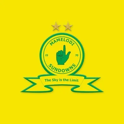 Mamelodi Sundowns logo with stars