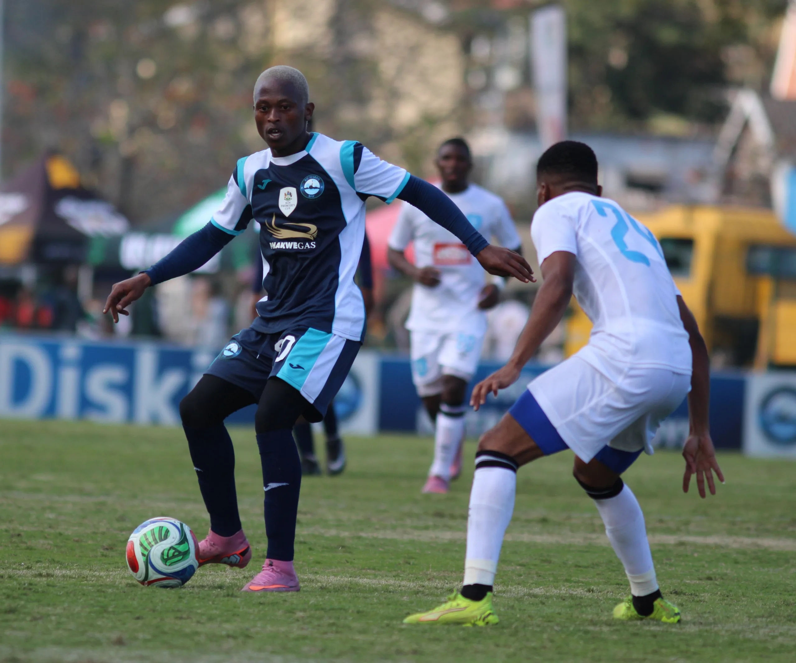 Heartbreak For Ben Youssef As Richards Bay Dump Durban City Out On Penalties 3 Moses Mthembu against Durban City in the KZN Premier's Cup