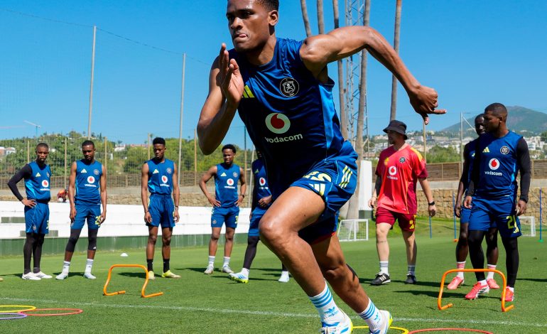 Pirates Begin Pre-Season In Spain With Cordoba 2 Mthetheleli Mthiyane at Pirates training