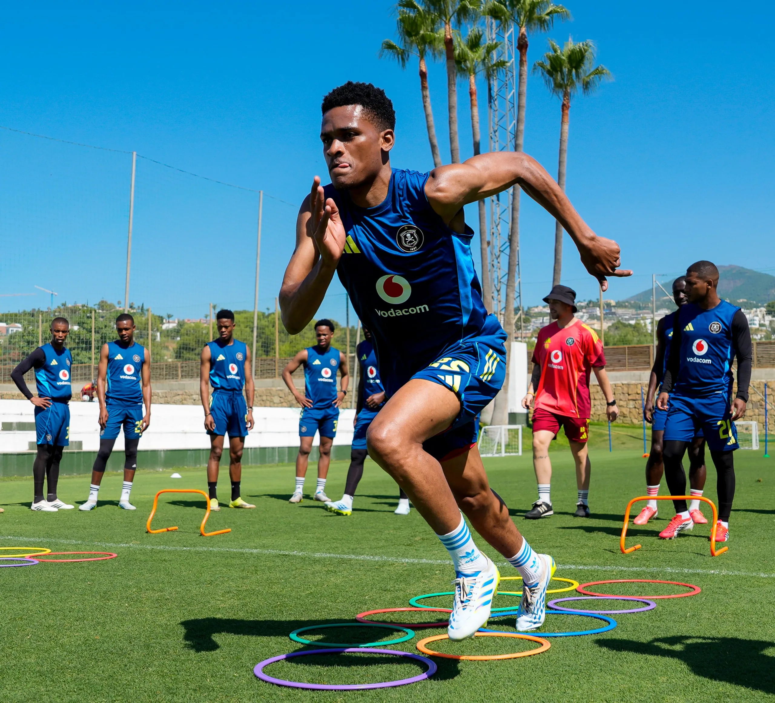 Pirates Begin Pre-Season In Spain With Cordoba 3 Mthetheleli Mthiyane at Pirates training