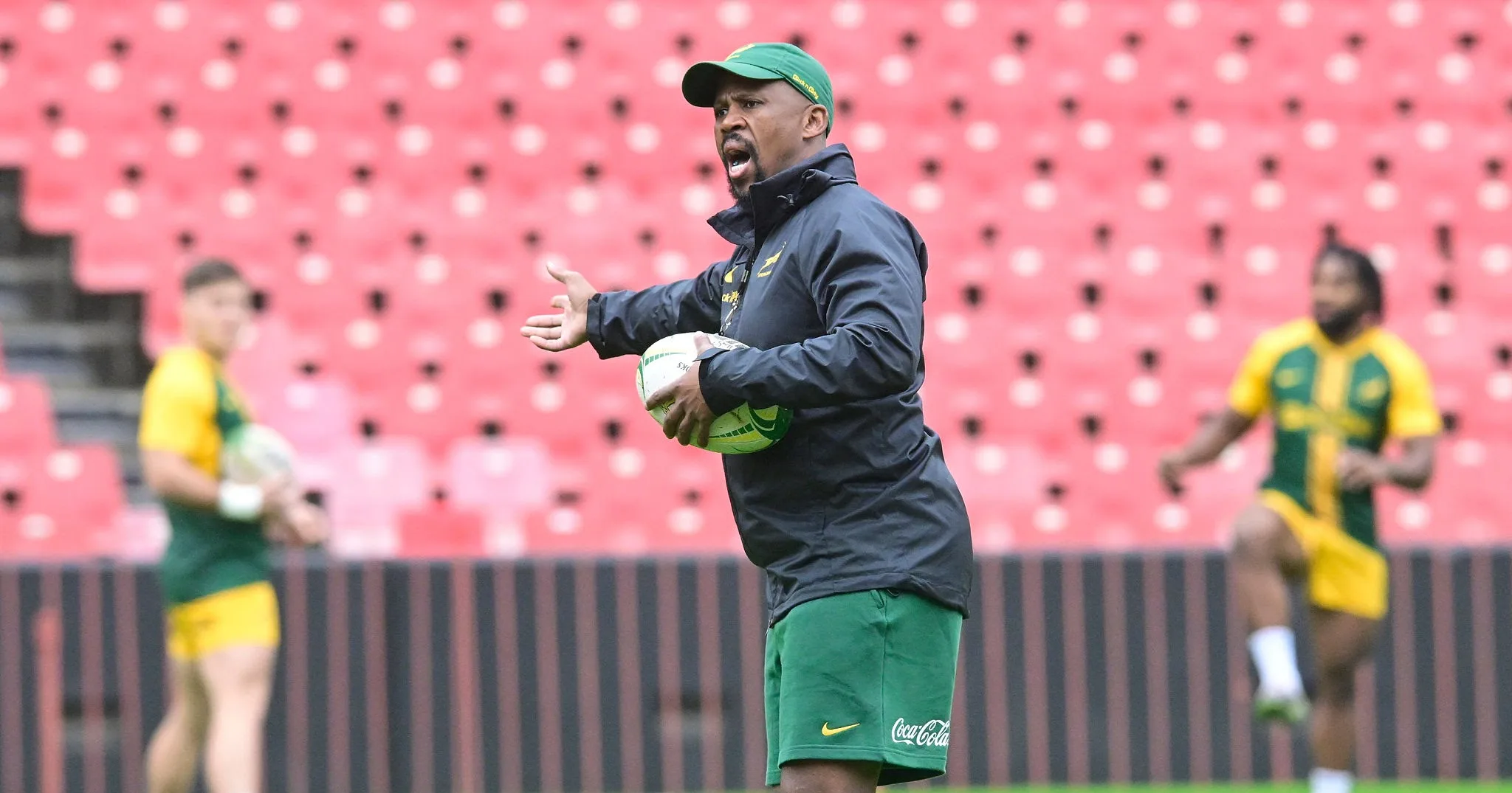 "A Real Problem For Us": Why Erasmus' Deputy Fears A Messi World Cup Win This Weekend 3 Mzwandile Stick at training