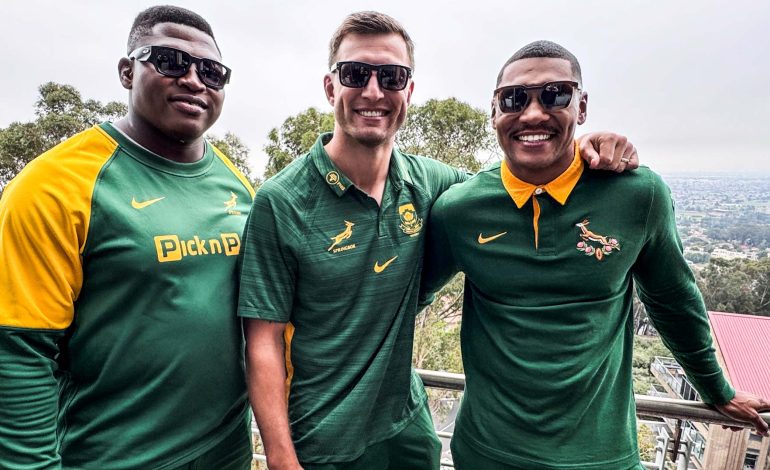 SA Rugby Names Oakley Official Eyewear Sponsor For Springboks National Teams 2 Ntuthuko Mchunu, Handre Pollard and Damian Willemse