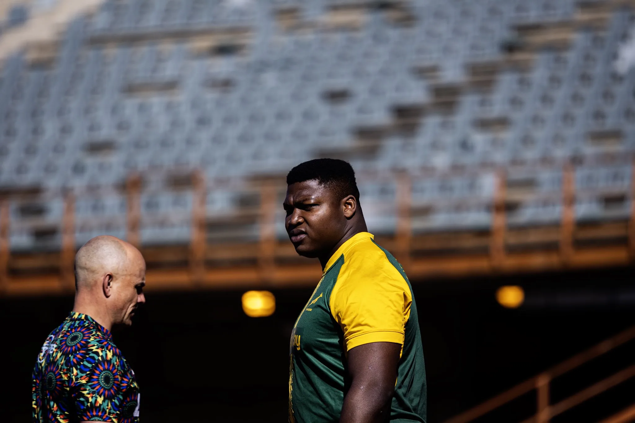 Stormers Prop Opens Up On Springbok Recall And Erasmus' Squad Rotation 3 Ntuthuko Mchunu in Boks training