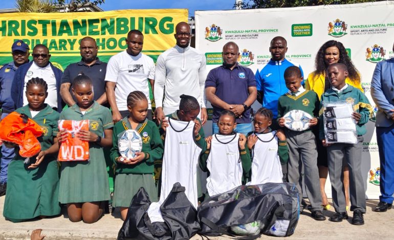 Clubs Hand Over Sports Equipment Ahead Of KZN Premier’s Cup