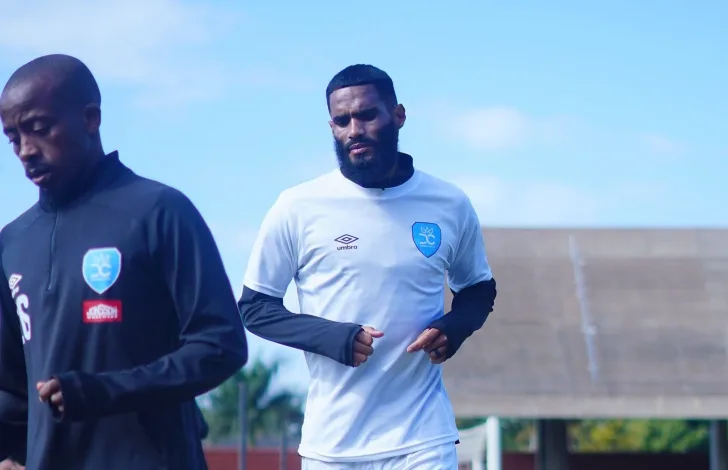 Tashreeq Morris training at Durban City
