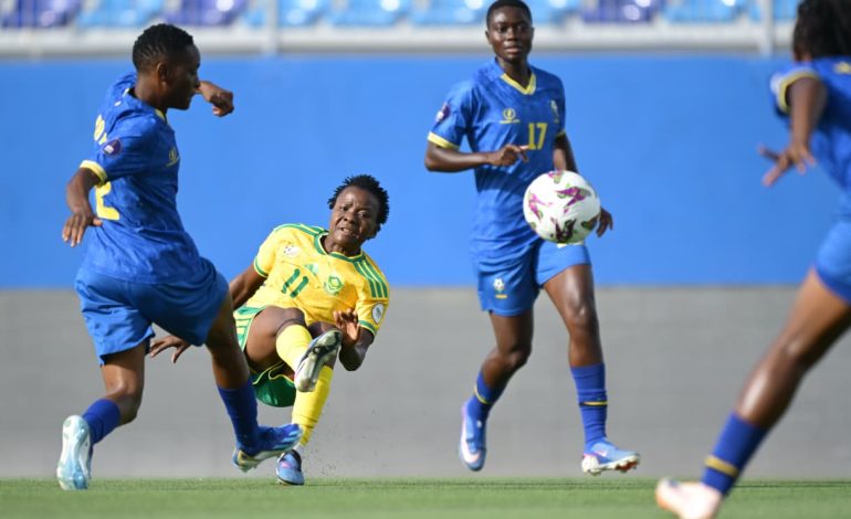 Thembi Kgatlana against Tanzania