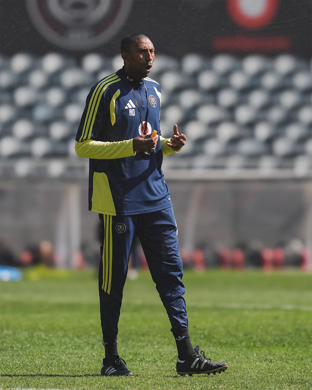 Abdelsam Ouaddou at training ahead of Milford