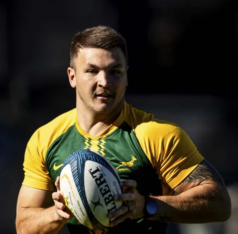 13 Changes And A New Captain! Erasmus Unleashes Fresh Springbok Lineup 2 Andre Esterhuizen ahead of Argentina