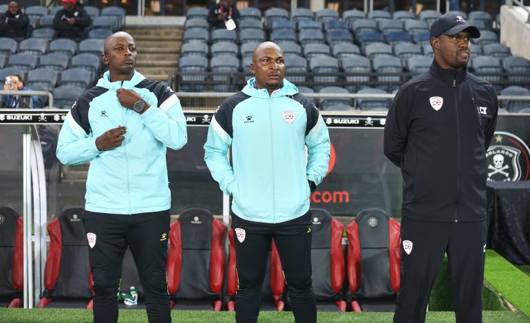 Sacked After Soweto Nightmare: Sekhukhune Ax Coach Kaze Following Pirates Hat-Trick 1 Cedric Kaze, Papi Zothwane and Paulus Masehe