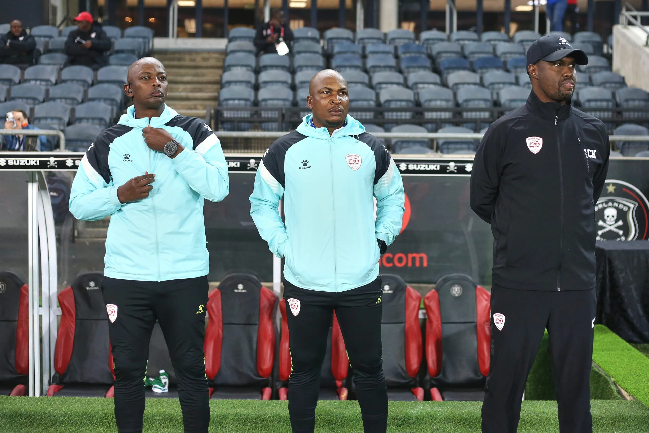 Sacked After Soweto Nightmare: Sekhukhune Ax Coach Kaze Following Pirates Hat-Trick 3 Cedric Kaze, Papi Zothwane and Paulus Masehe