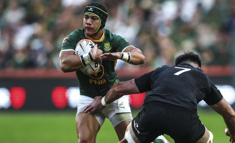 "Not Catastrophic": Erasmus Recalls Past Comebacks After All Blacks Hand Boks "Proper Hiding" 1 Chelsin Kolbe against All Blacks