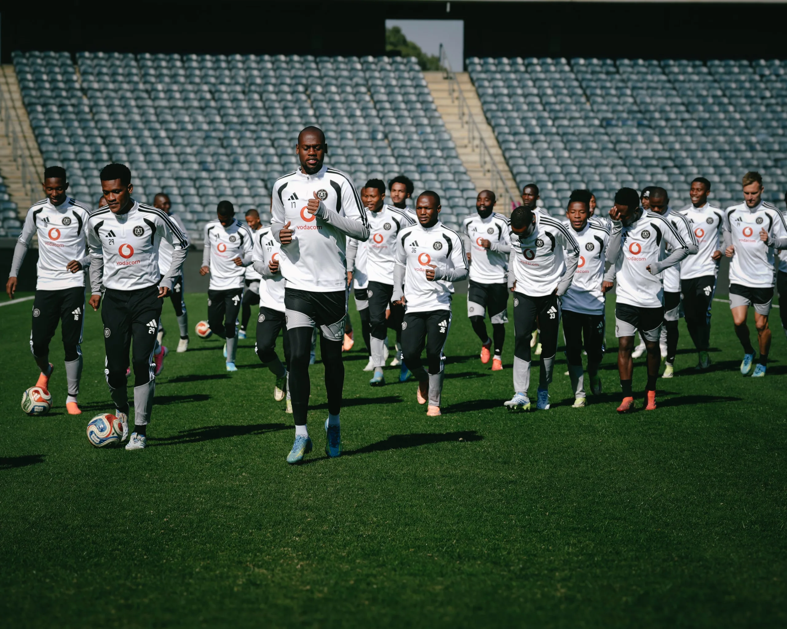 Ncikazi Warns Buccaneers Against Complacency 3 Evidence Makgopa at Pirates training