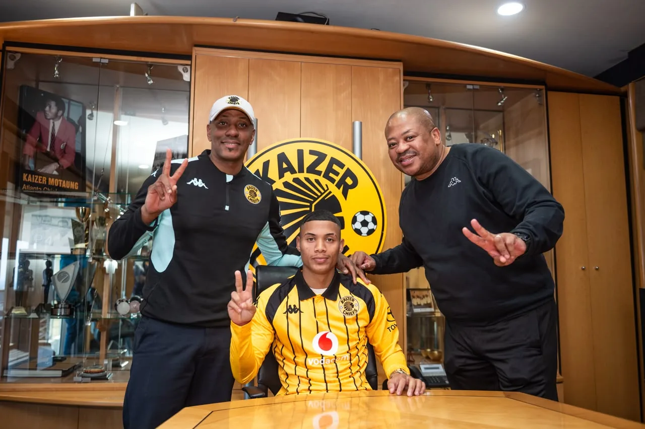 Stellenbosch Raid Continues: Chiefs Secure Loan Deal For Abrahams 3 Faiz Abrahams alongside Kaizer JR and Bobby Motaung