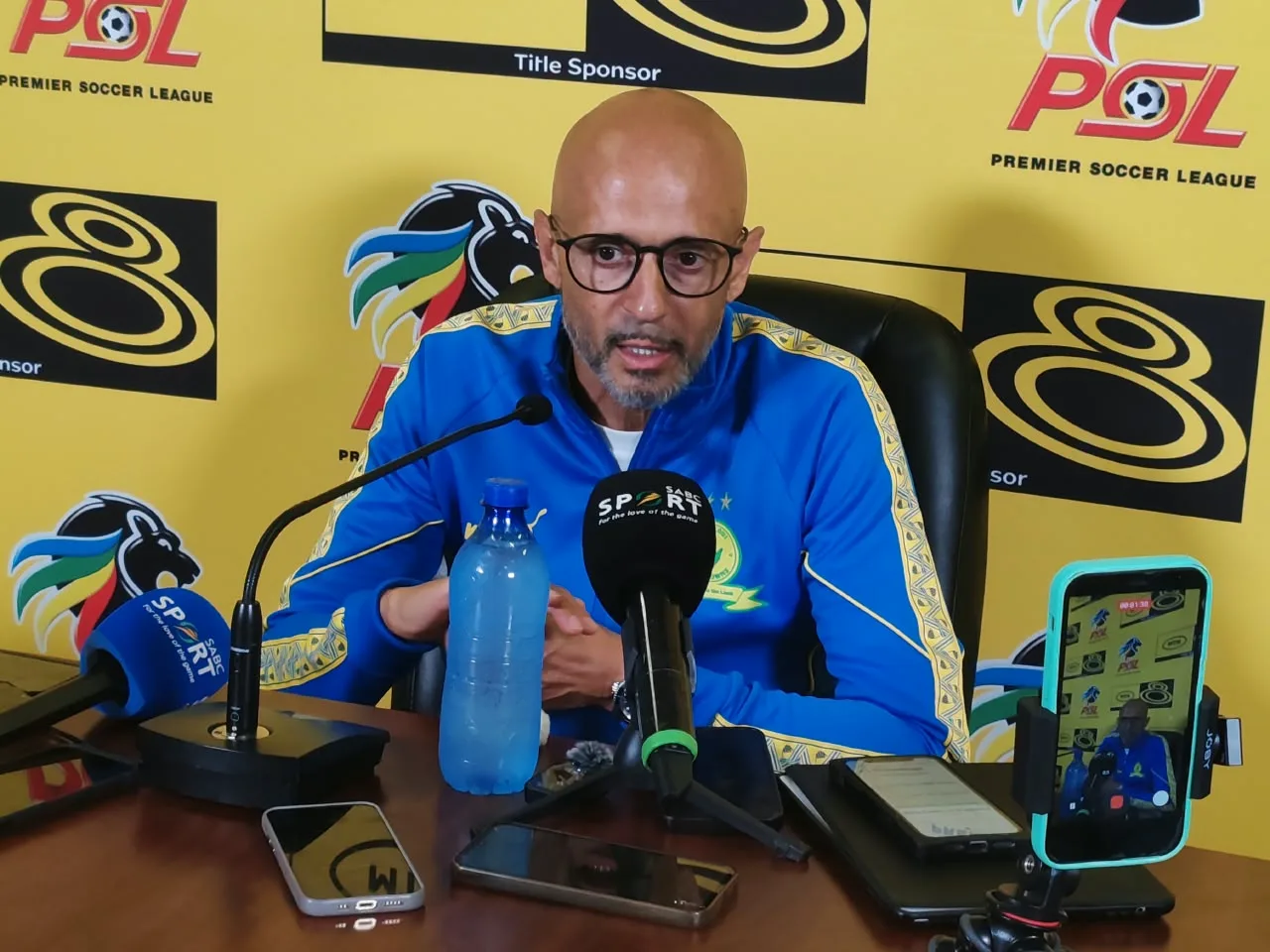 Cardoso Demands Video Technology After Disallowed Ndamane's MTN8 Goal 5 Miguel Cardoso after Arrows MTN8