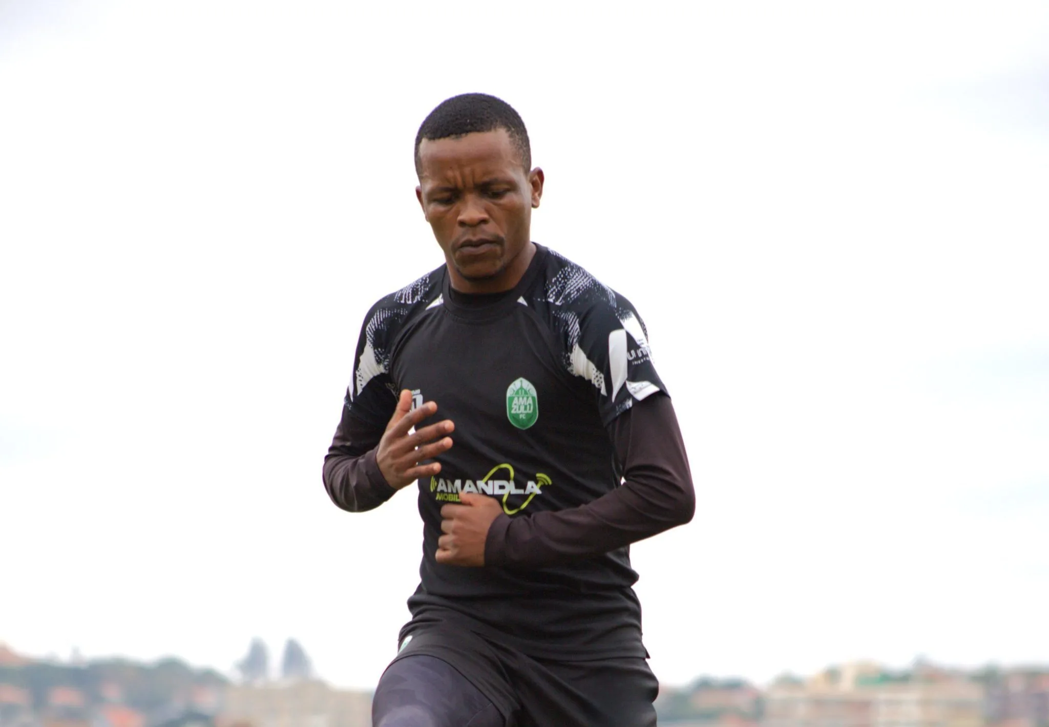 Mncedi Vandala at Usuthu training