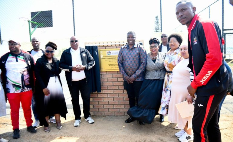 KZN MEC Handover Of Combo Court & Outdoor Gym In Vryheid