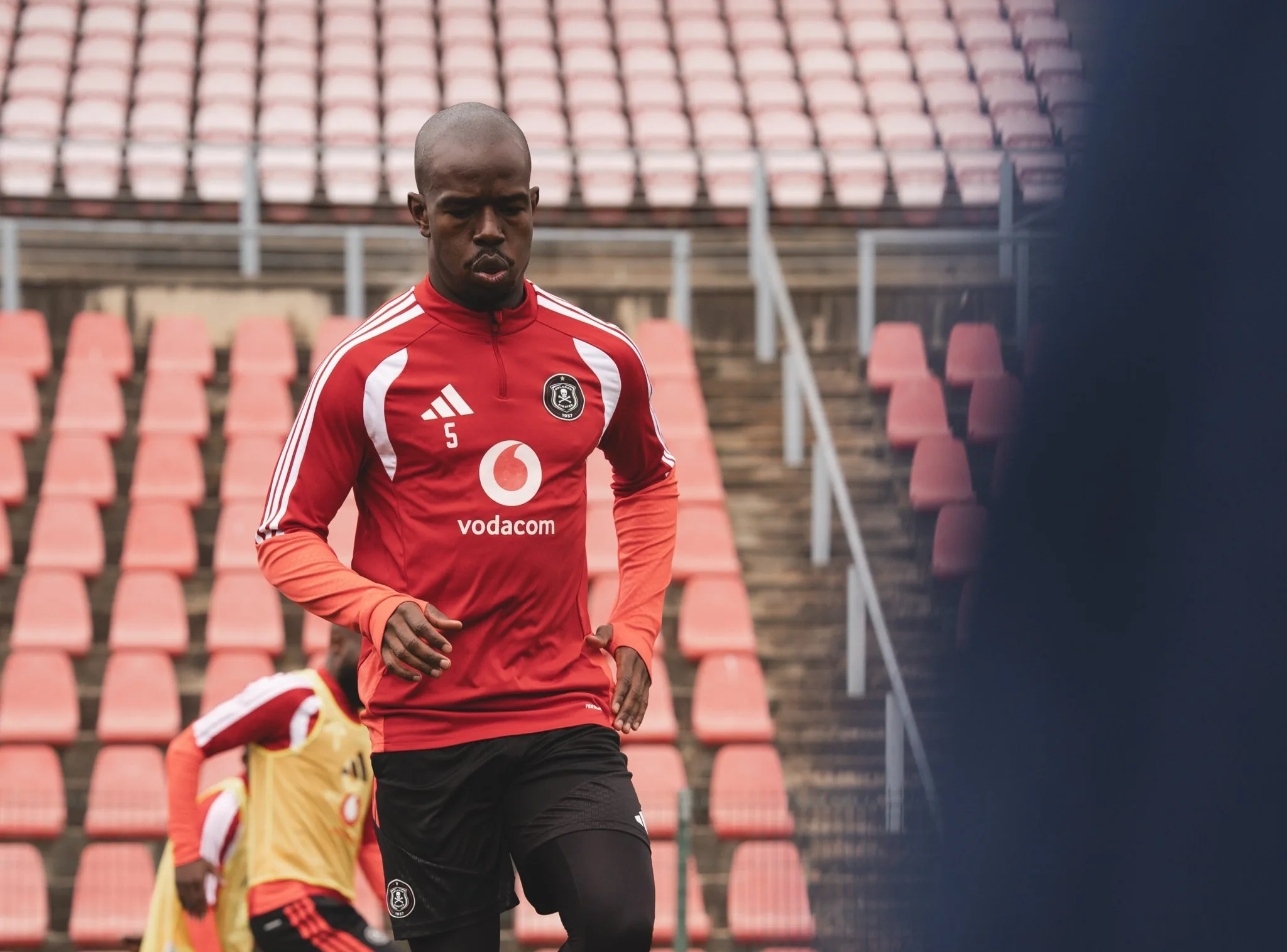 ‘A Painful Week Ahead’ - Sibisi Opens Up After Pirates Miss Out On MTN8 Title 3 Nkosinathi Sibisi at Pirates training