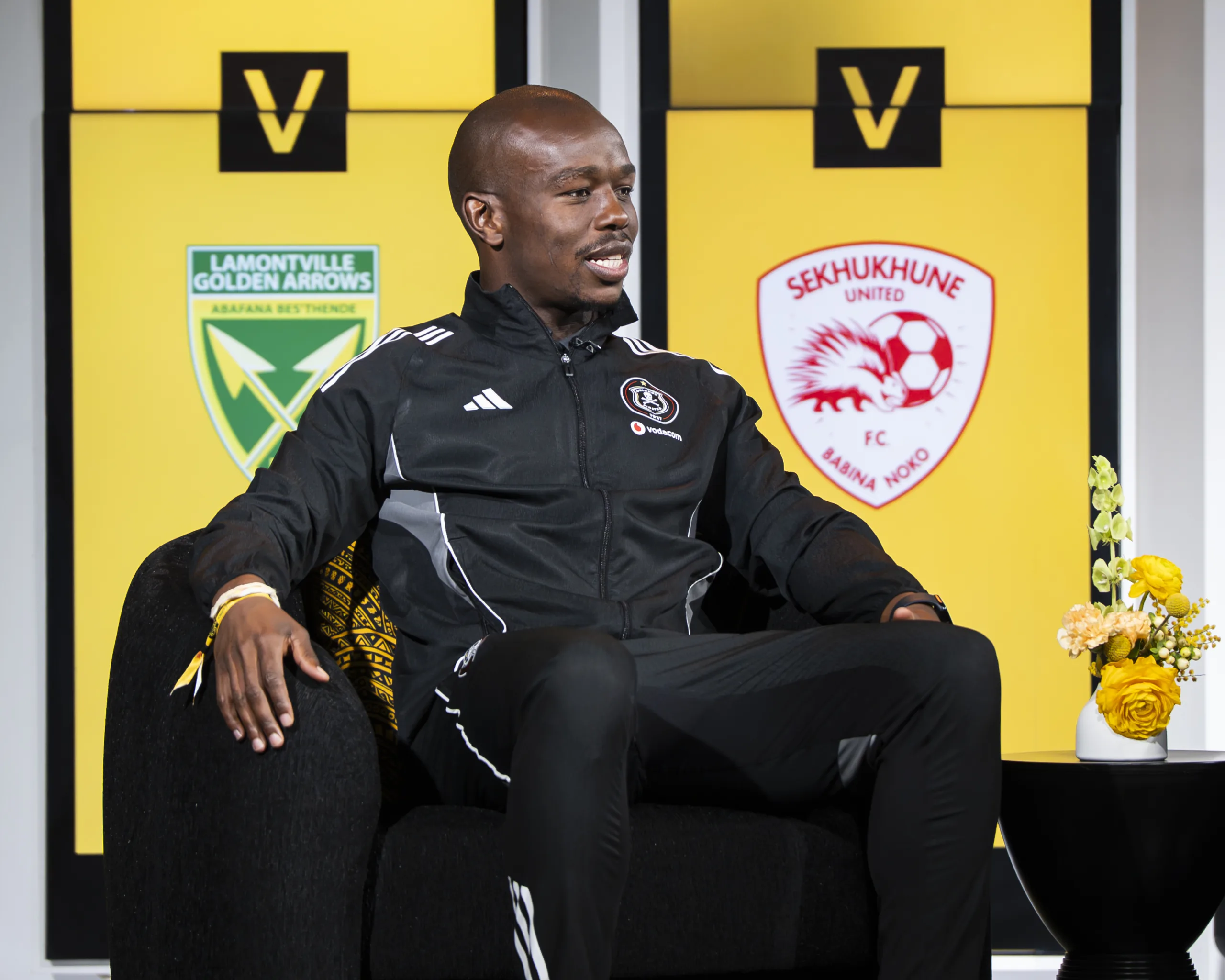 Nkosinathi Sibisi during the MTN8 draw