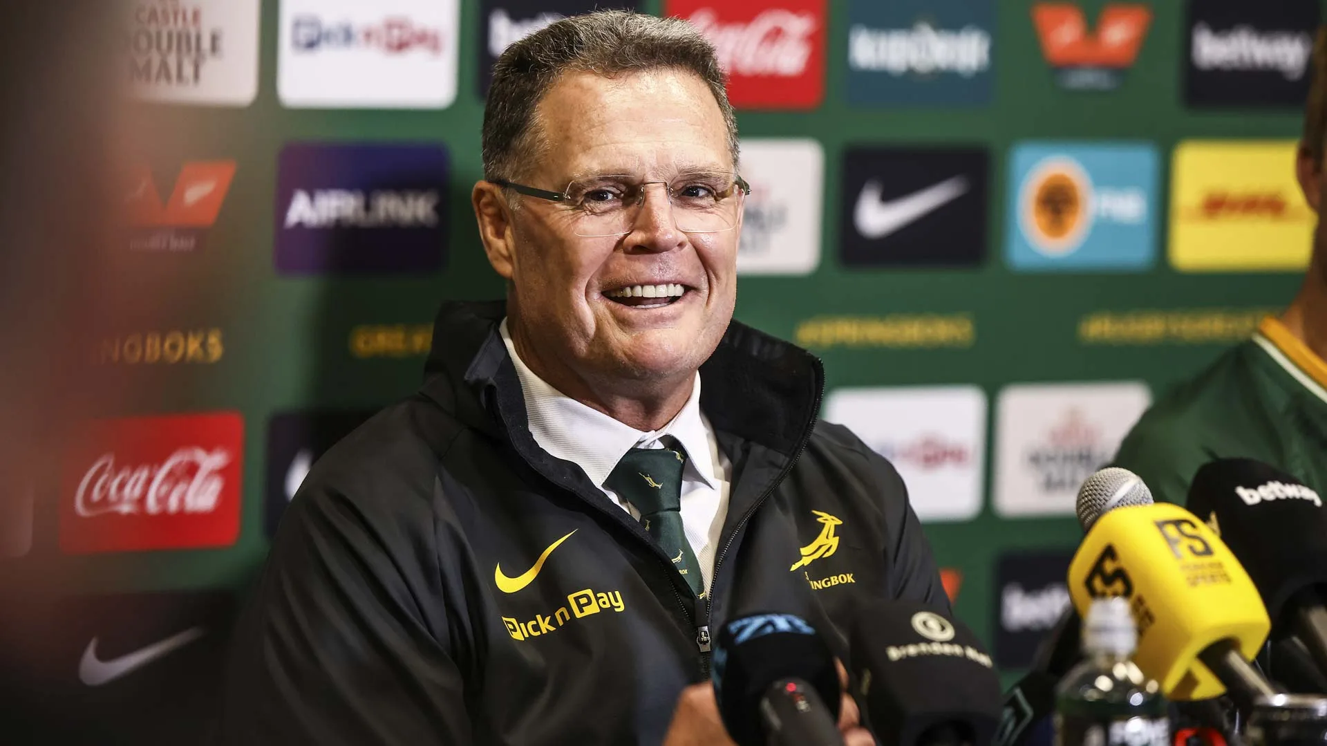 Rassie Erasmus after All Blacks win