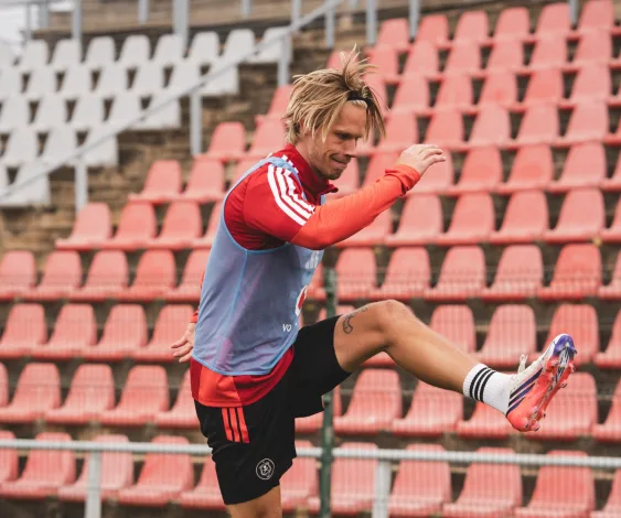 Ouaddou Demands Clinical Edge From Pedersen 2 Sebastian Pedersen in Pirates training