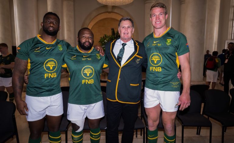 "We Didn't Take Our Opportunities" – Stick And Kolisi Plan To Level The Series 2 Siya Kolis, Ox Nche, Rassie Erasmus, Pieter-Steph Du Toit ahead of All Blacks