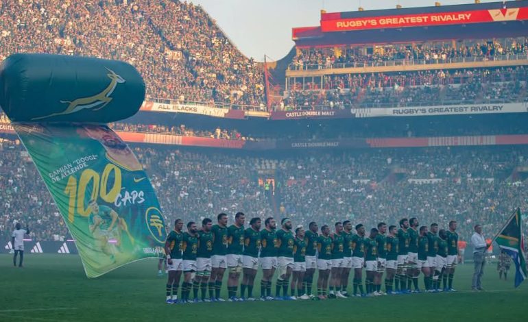 Springboks ahead of All Blacks at Ellis Park