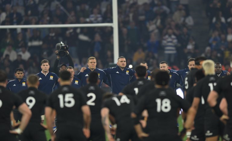Stormers facing the Haka against the All Blacks
