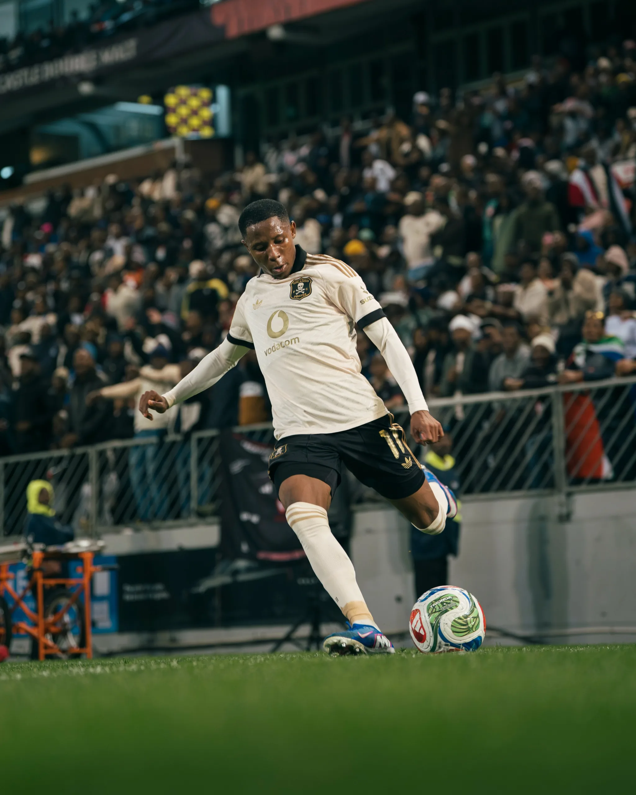 Moremi Strikes Again As Pirates Edge African Stars In Botswana 4 Tshepang Moremi against AmaZulu