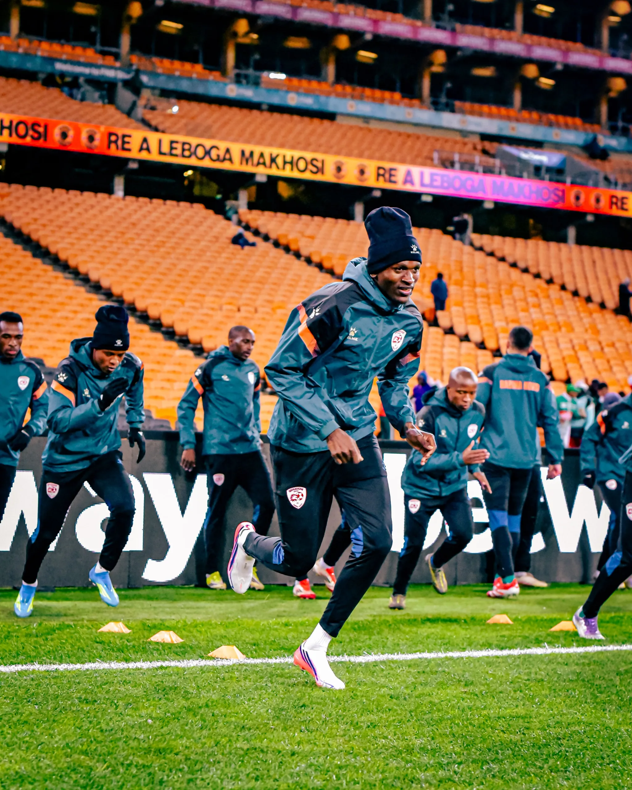 Tshepo Mashiloane in Sekhukhune United training