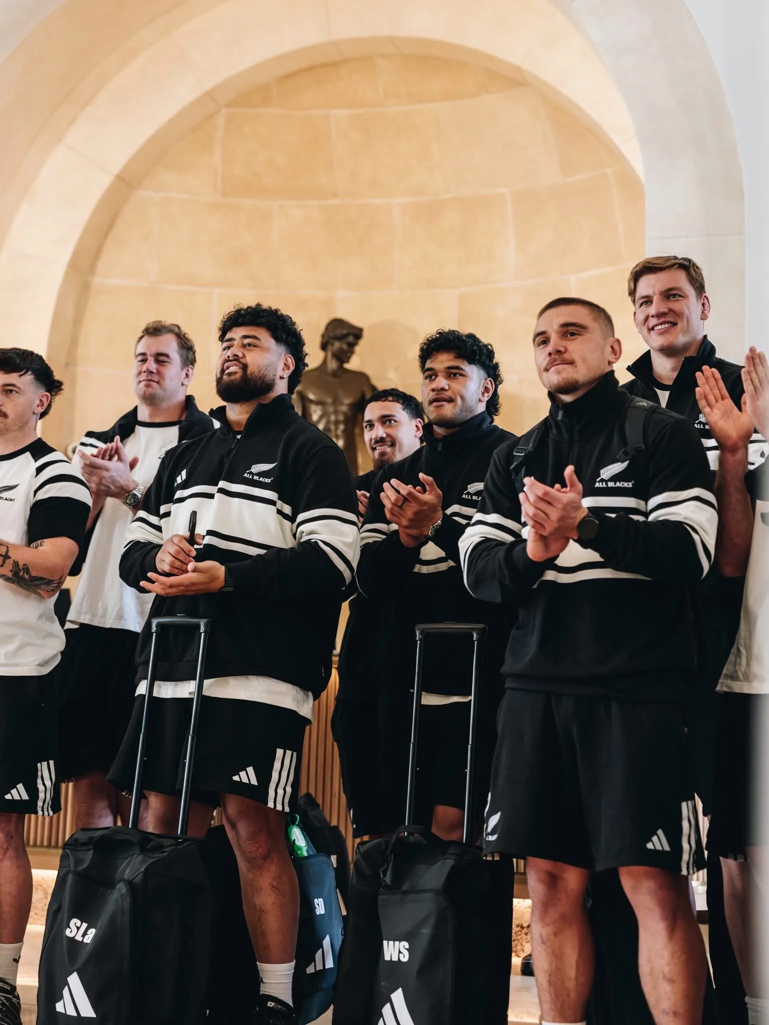 "Two Years Feels Like A Long Time": Sititi On Adversity, Cape Town Memories, And The Fierce All Blacks Jersey Battle 3 Wallace Sititi arriving in Cape Town