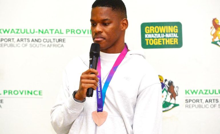 Commonwealth Medalist Returns Home To Rousing KZN Reception