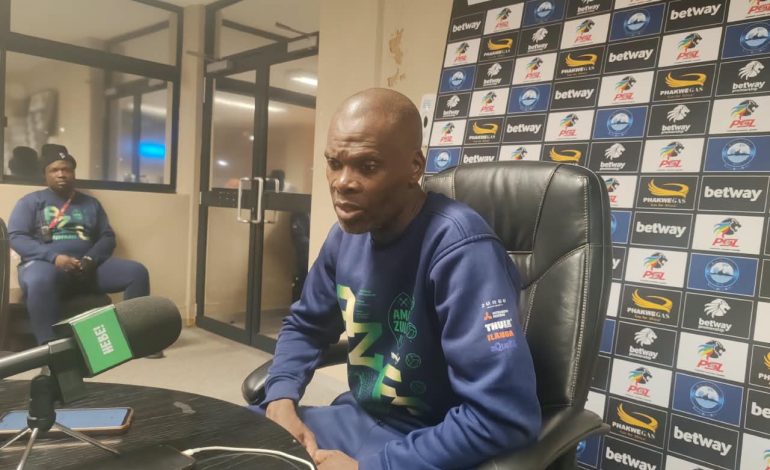 Zwane: "Ngwenya Can Score 20 If He Wants" 2 Arthur Zwane after Richards Bay match