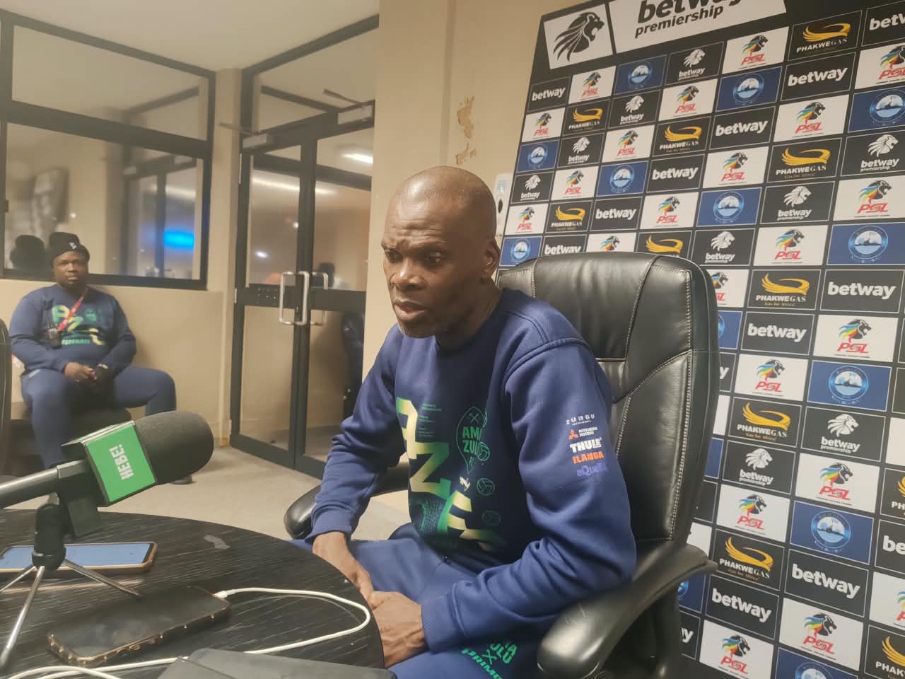 Zwane: "Ngwenya Can Score 20 If He Wants" 2 Arthur Zwane after Richards Bay match