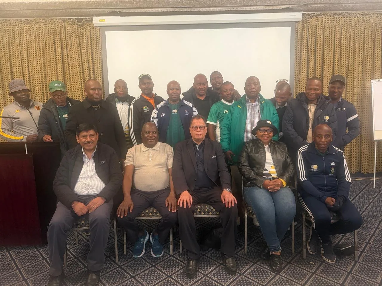 Danny Jordaan with regions in KZN