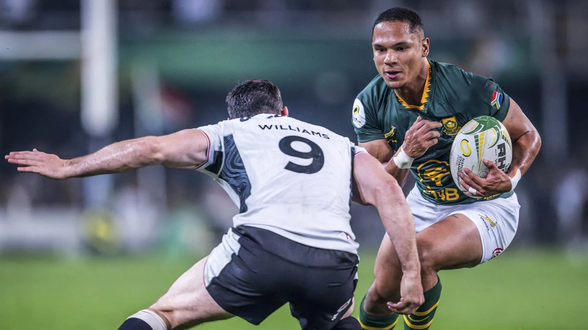 Herschel Jantjies against Wales
