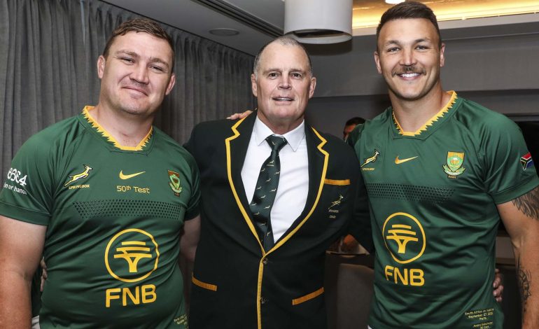 Jasper Wiese, Rassie Erasmus, and Andre Esterhuizen