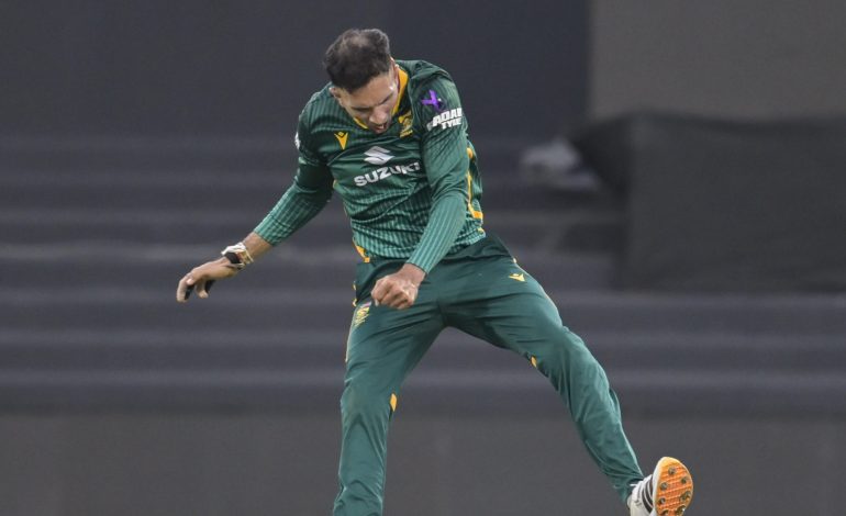 Maharaj’s 4/20 And Breetzke Century Stun Australia In 1st ODI In Durban