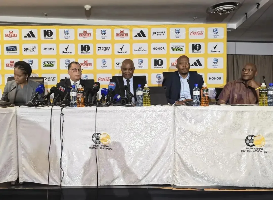 Pitso Mosimane, Danny Jordaan, Lydia Monyepao, Linda Zwane, Molefi Ntseki