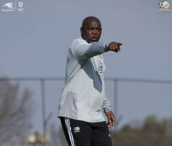 Mosimane Demands Win And Manages Dithejane Expectations 2 Pitso Mosimane pointing