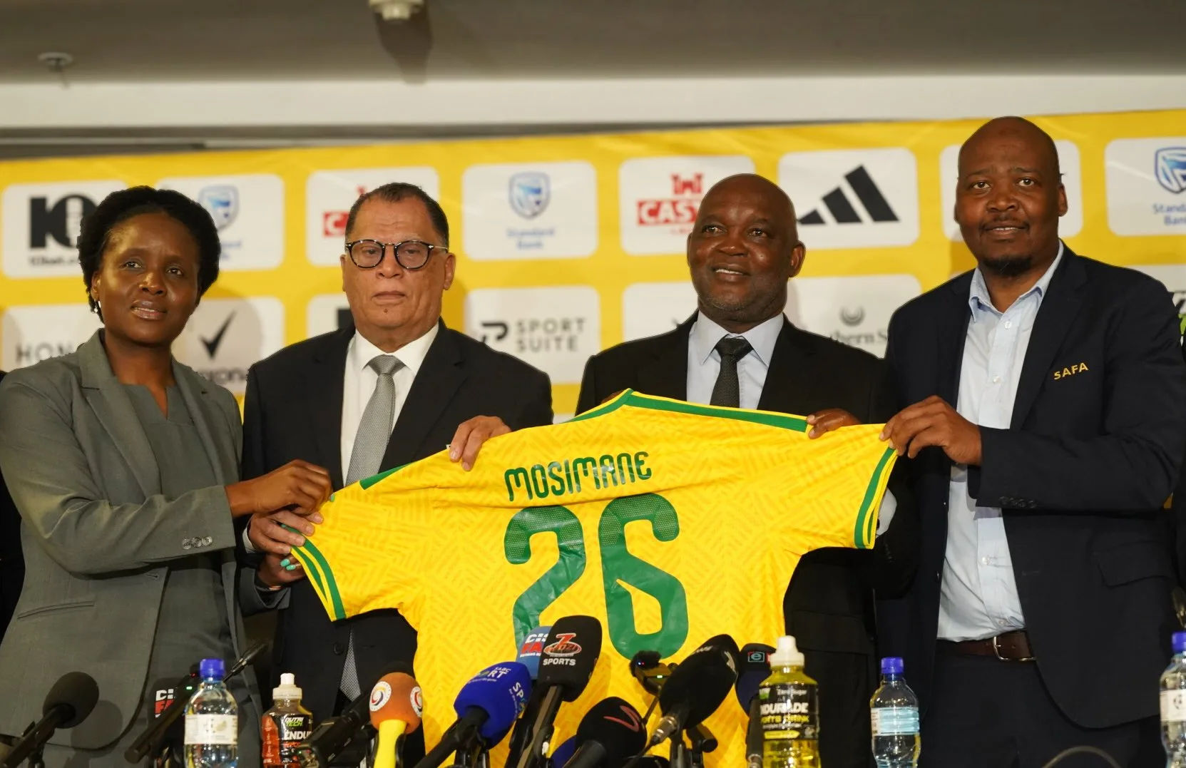 Pitso Mosimane unveiled by SAFA